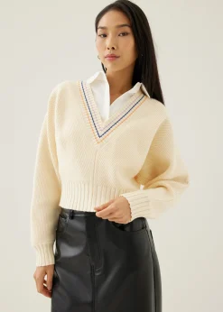 Nelsa Collared Cropped Shirt