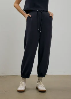 Neoprene High Waist Peg Leg Pants