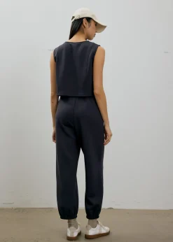 Neoprene High Waist Peg Leg Pants