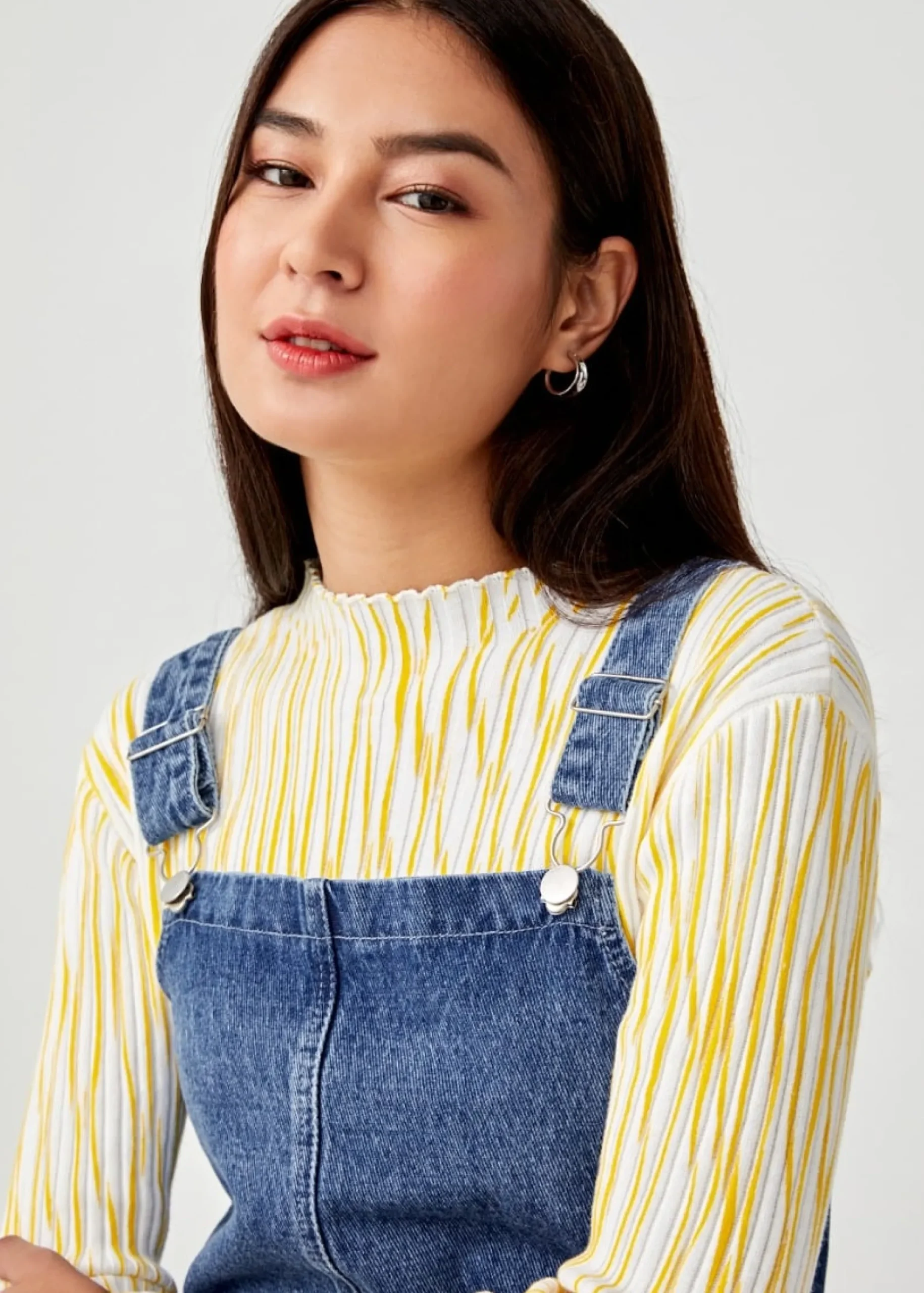 Nikola Denim Dungaree Dress