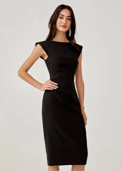 Niobe Lace Back Midi Dress
