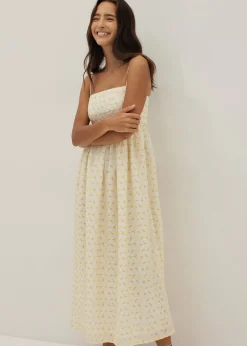 Noelle Broderie Babydoll Dress