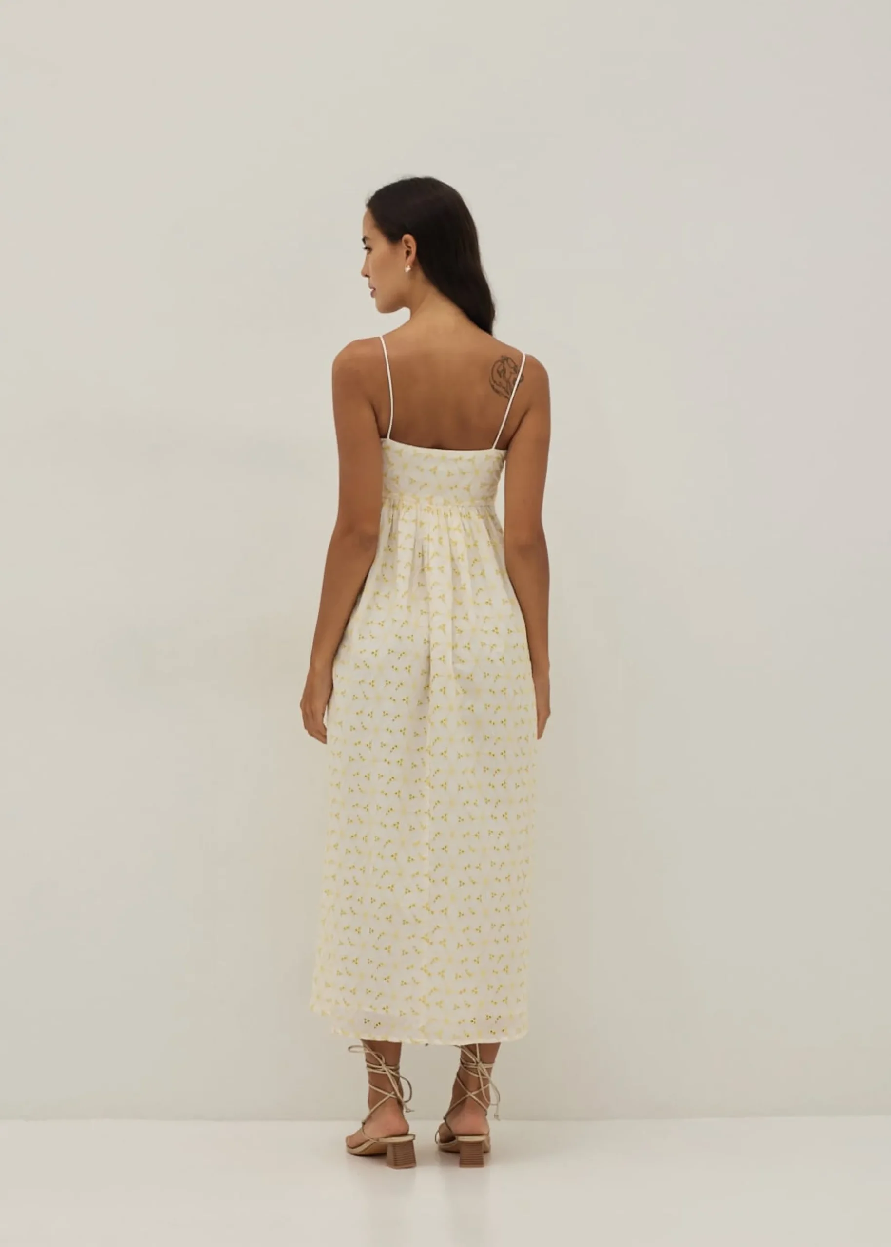 Noelle Broderie Babydoll Dress
