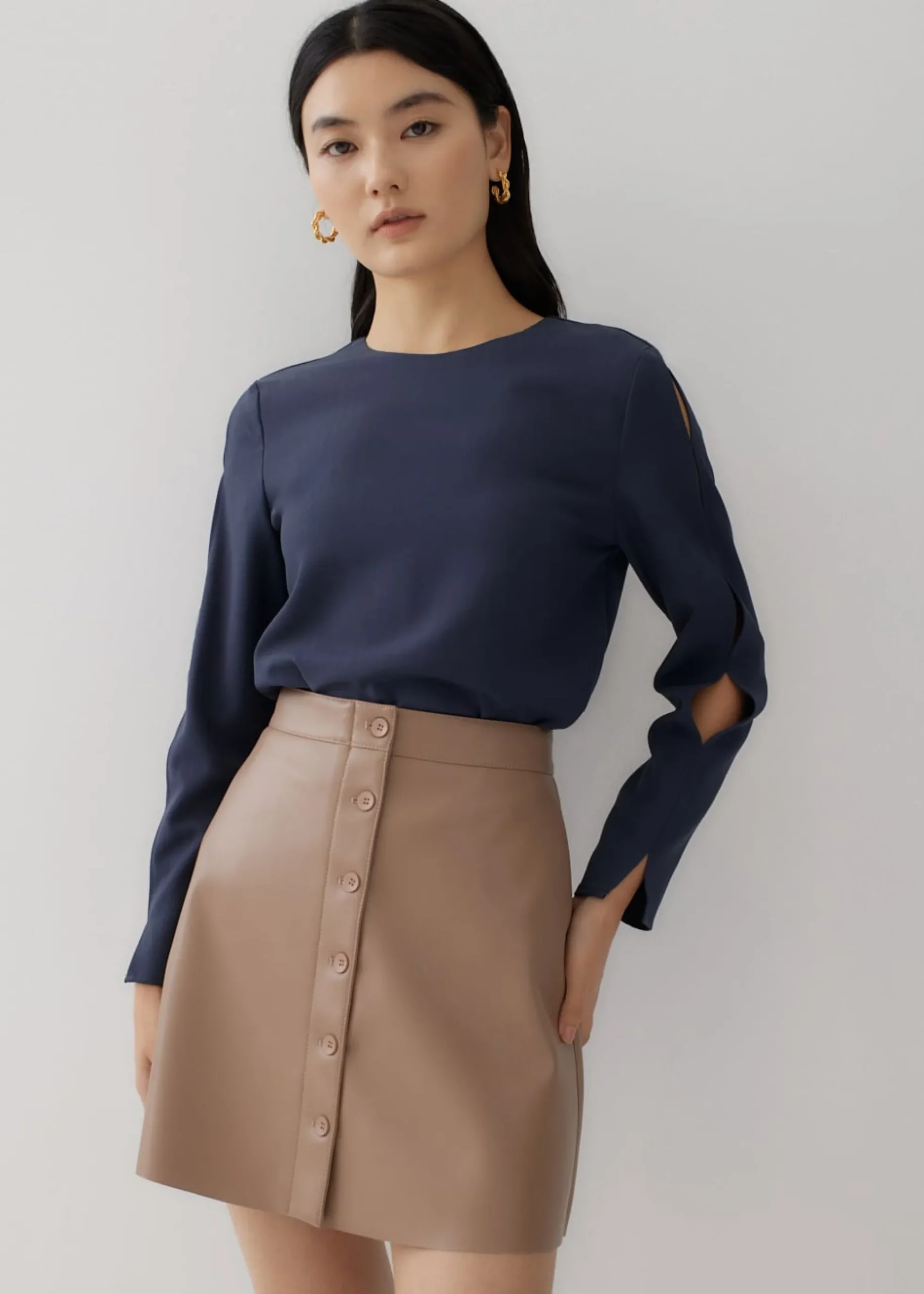 Nolana Round Neck Blouse