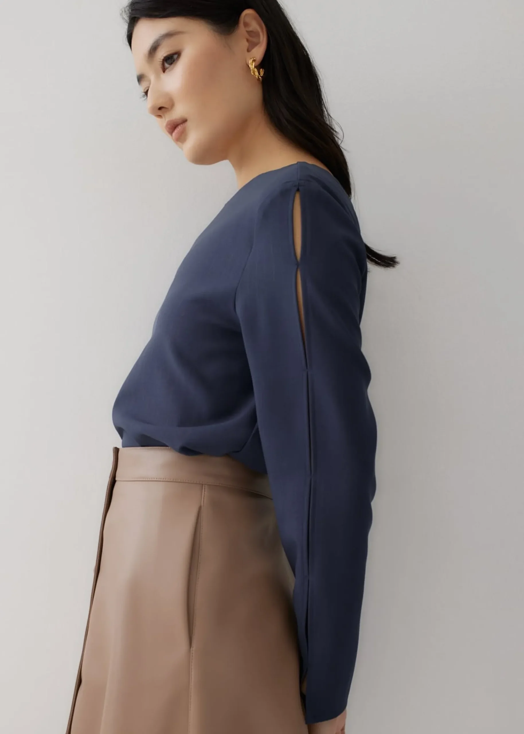 Nolana Round Neck Blouse