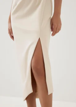 Nonna High Neck Column Maxi Dress