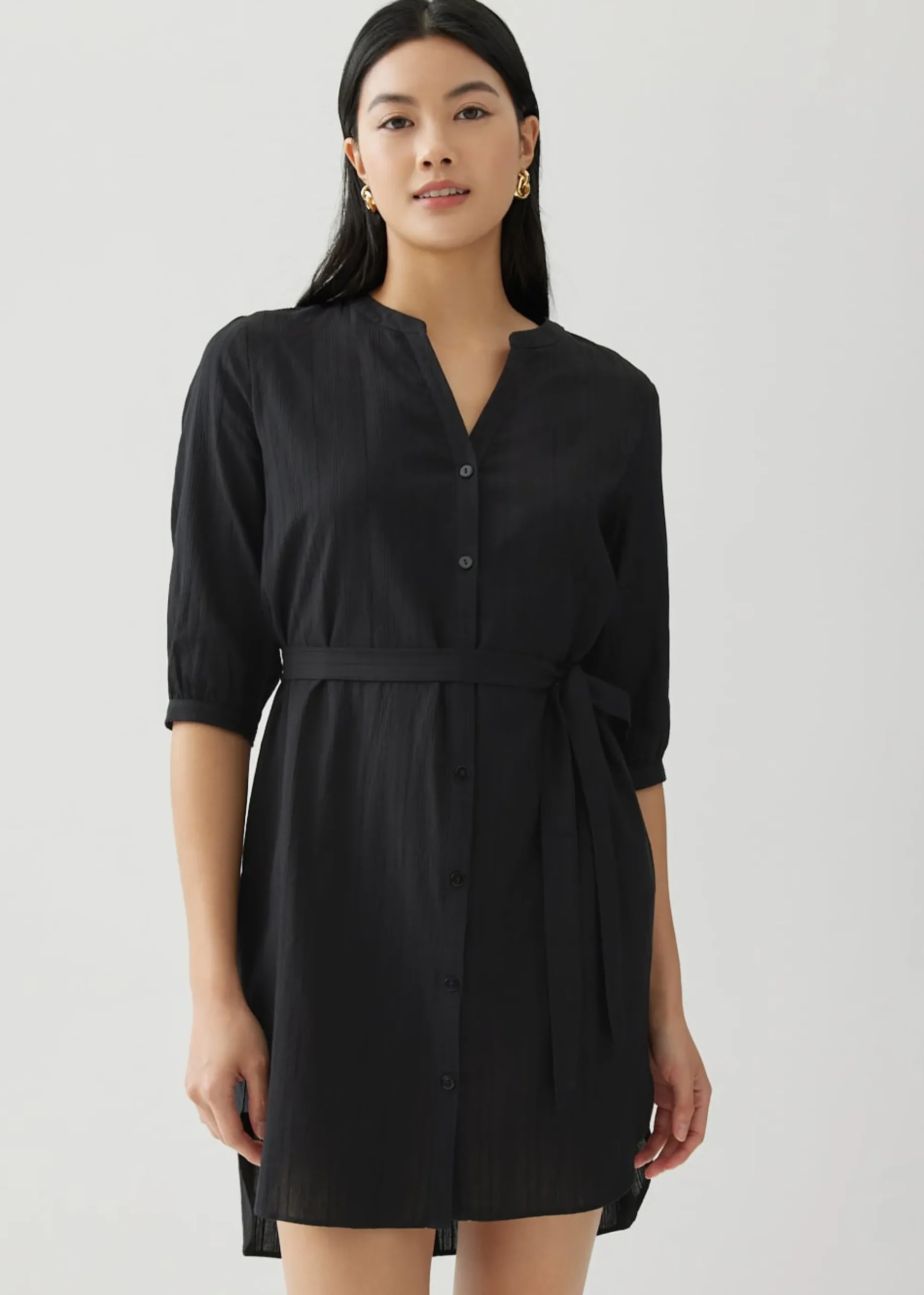Noreen Cotton High Low Hem Dress
