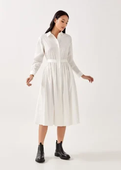 Odele Button Down Shirt Dress