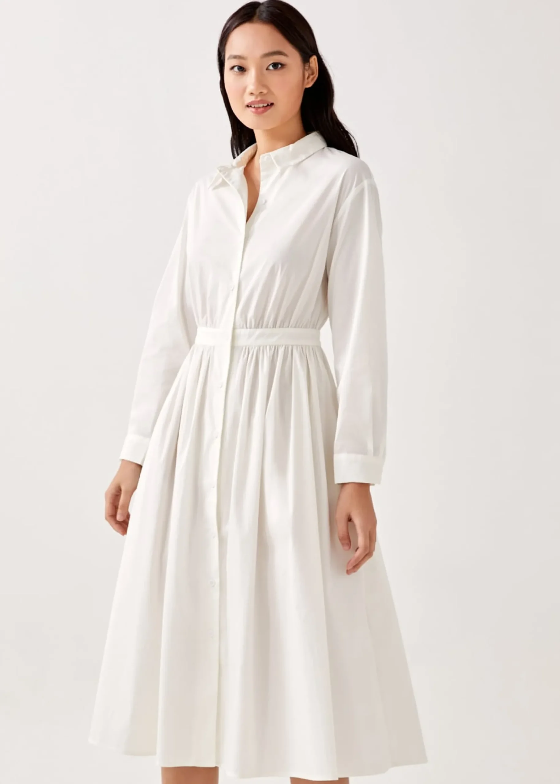 Odele Button Down Shirt Dress