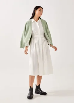 Odele Button Down Shirt Dress