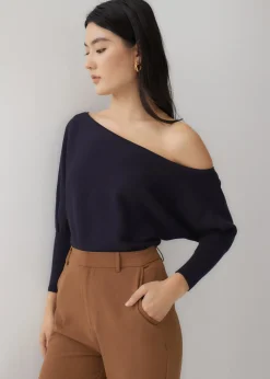 Olvera Asymmetrical Knit Top