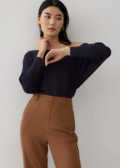 Olvera Asymmetrical Knit Top
