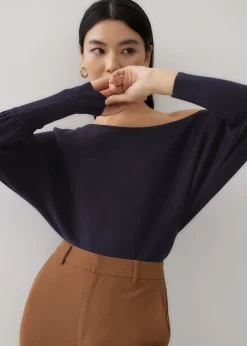Olvera Asymmetrical Knit Top