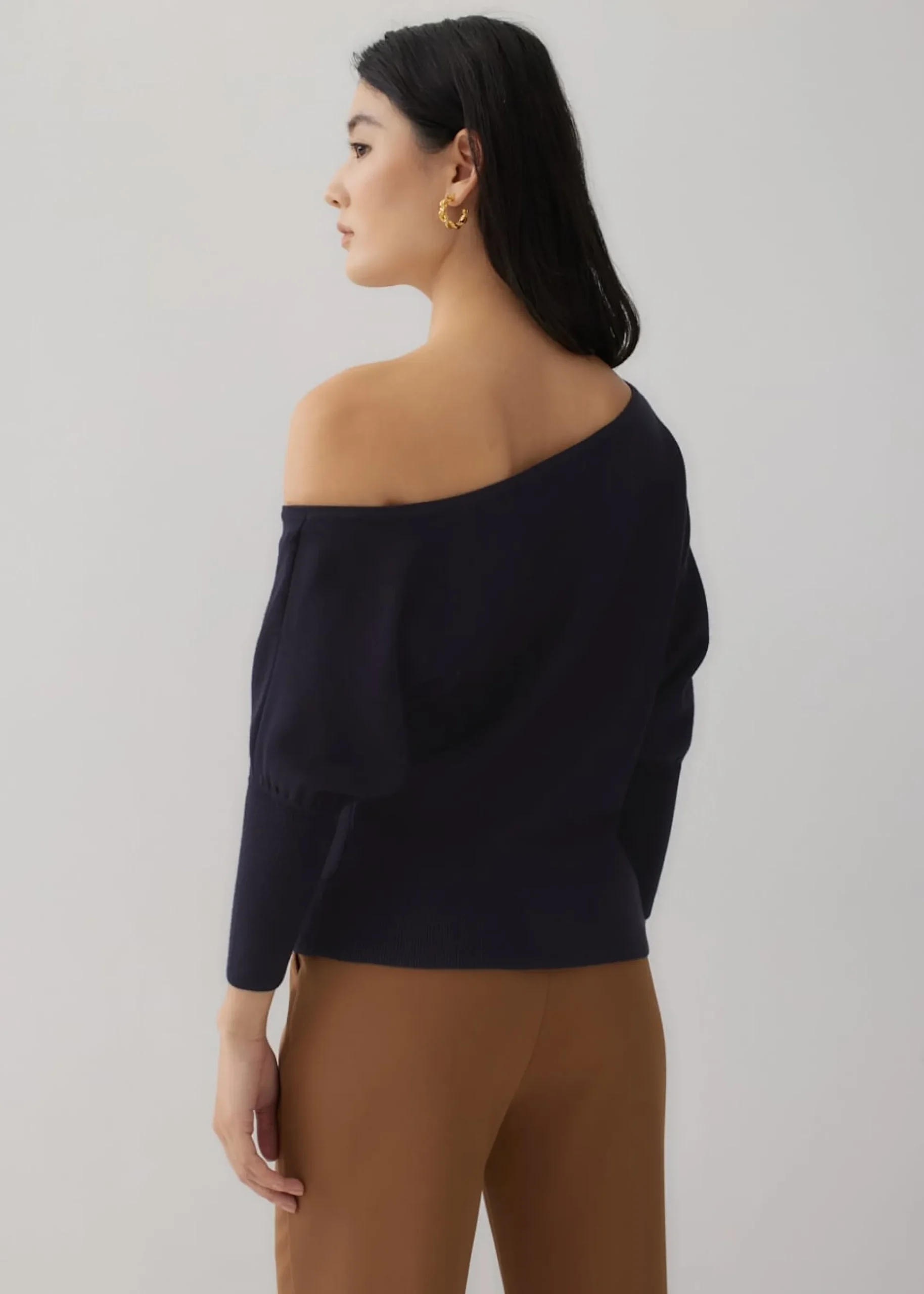 Olvera Asymmetrical Knit Top