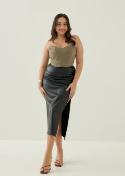 Olwyn Bustier Crop Top