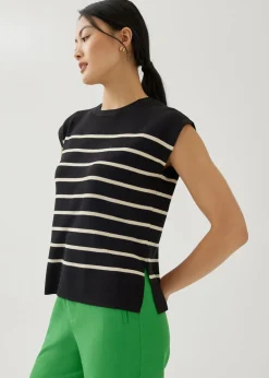 Orenda Striped Knit Top