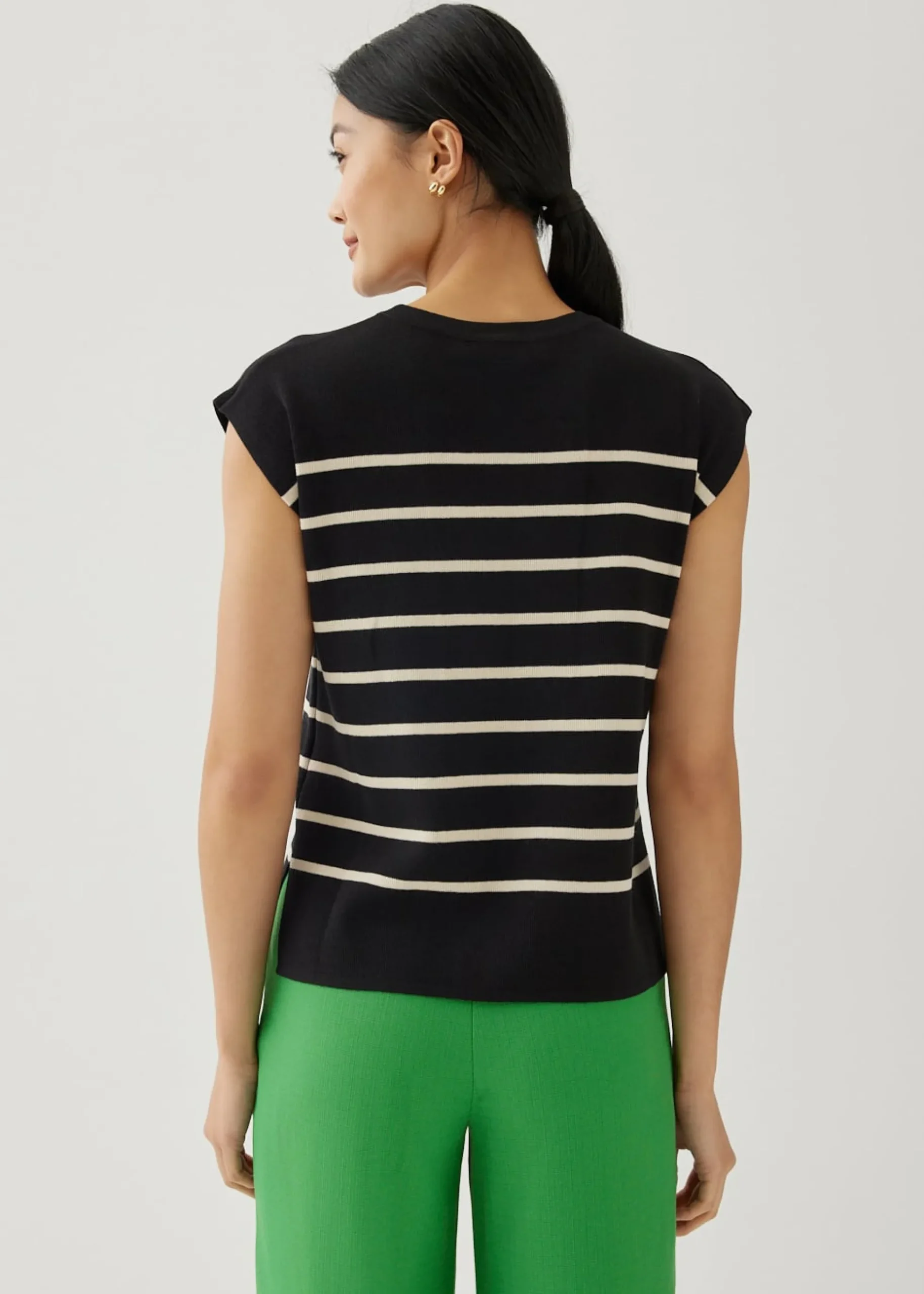 Orenda Striped Knit Top