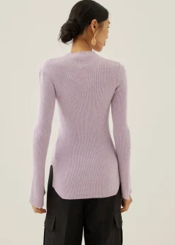 Oriole Mock Neck Knit Top