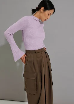 Oriole Mock Neck Knit Top