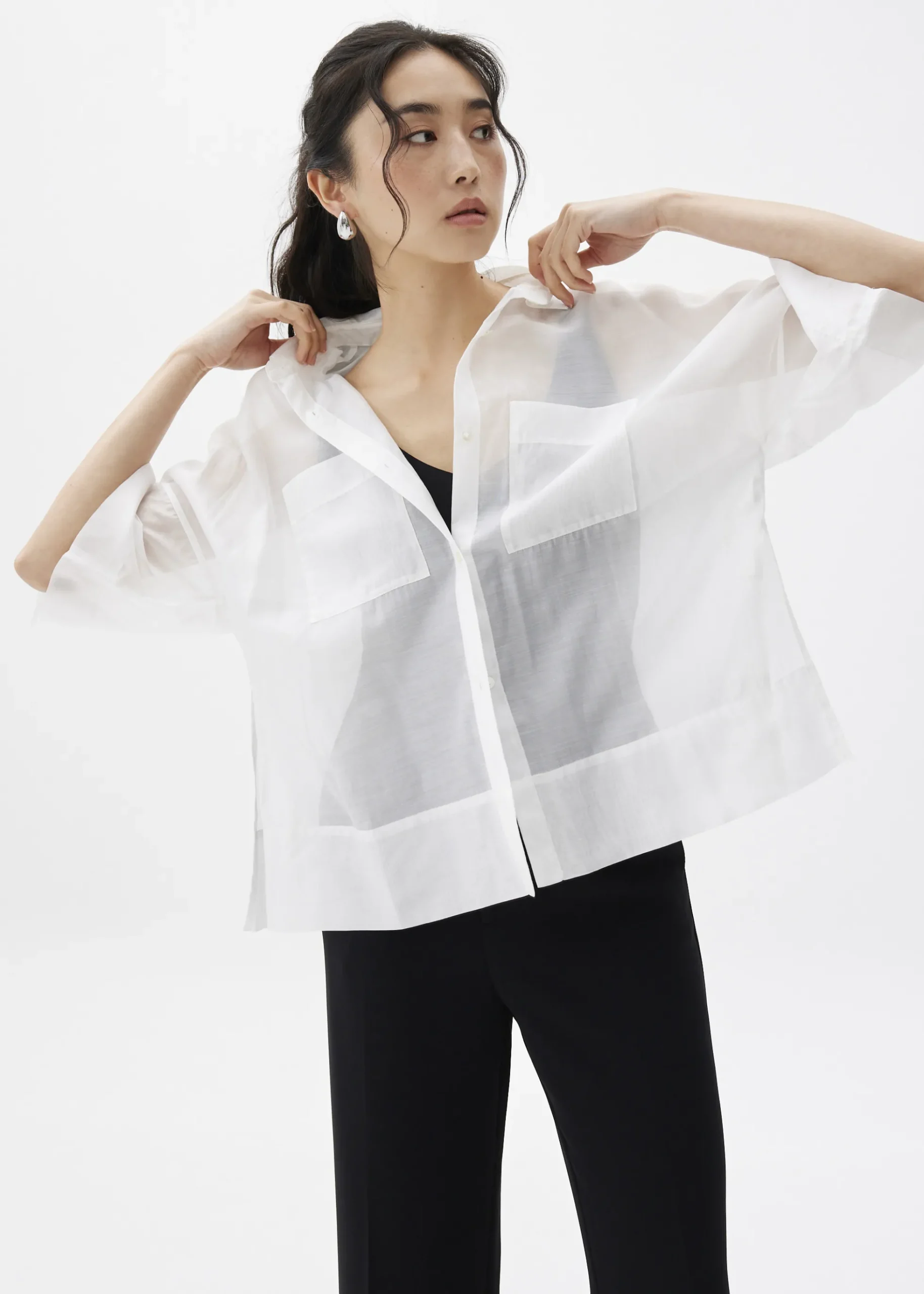 Oversized Boxy Button Down Shirt