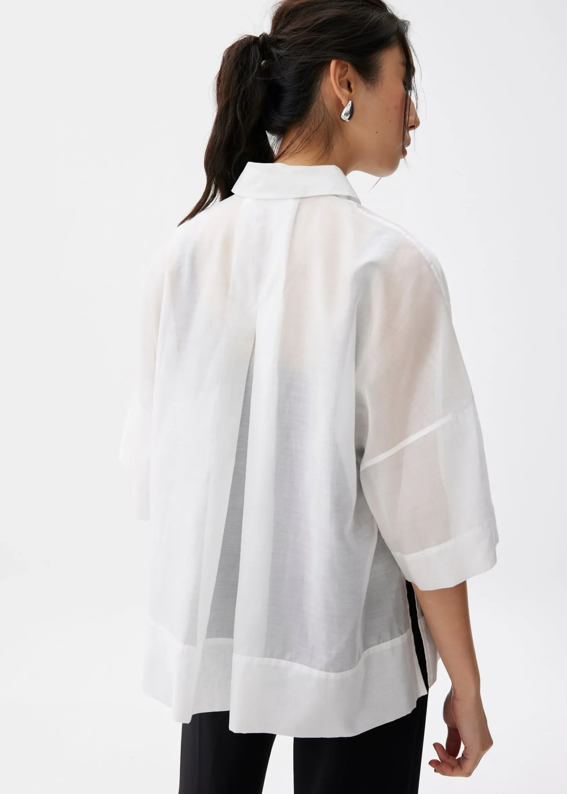 Oversized Boxy Button Down Shirt