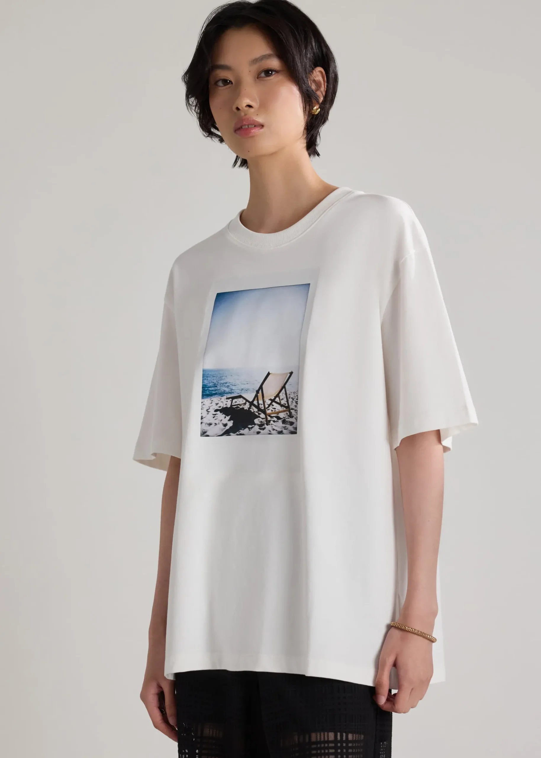 Oversized Jersey Graphic Tee
