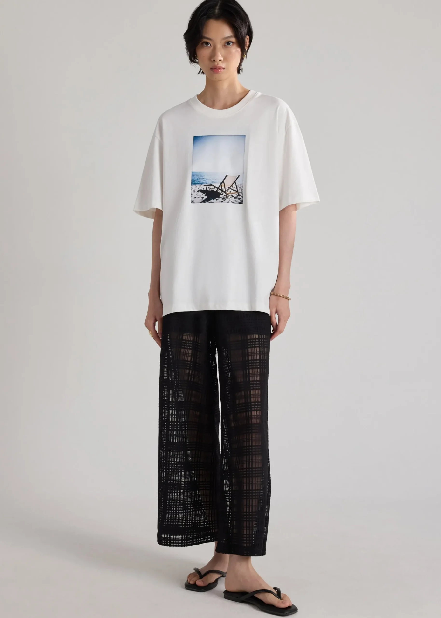 Oversized Jersey Graphic Tee