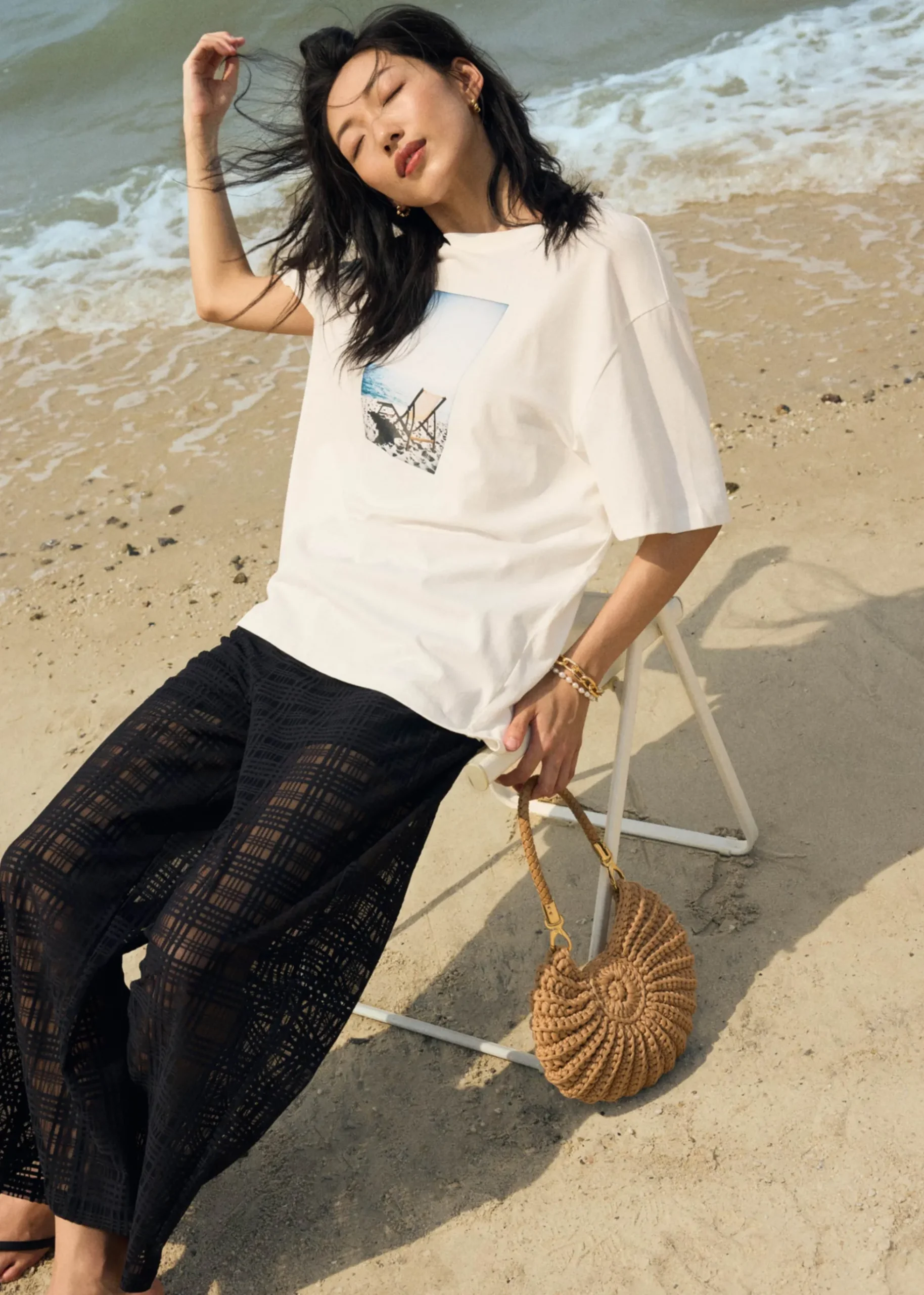 Oversized Jersey Graphic Tee