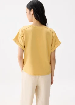 Oversized Jersey Round Neck Tee