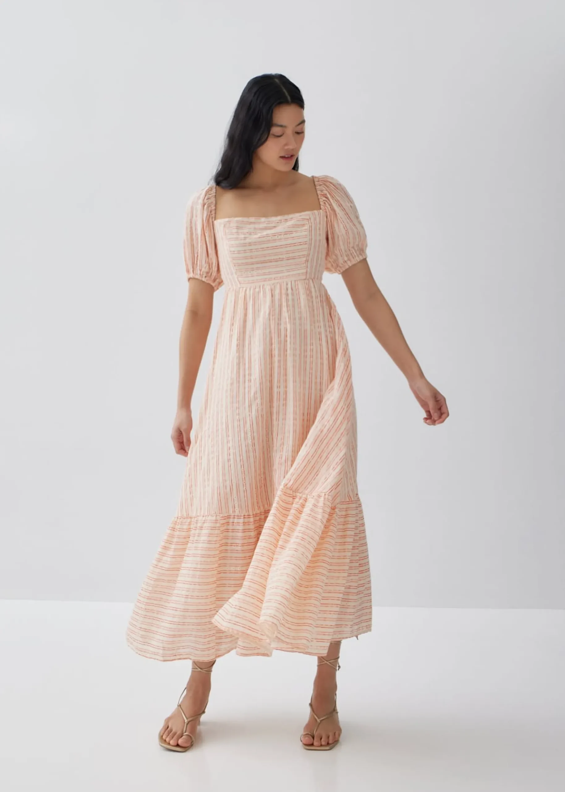 Owen Broderie Panel Dress