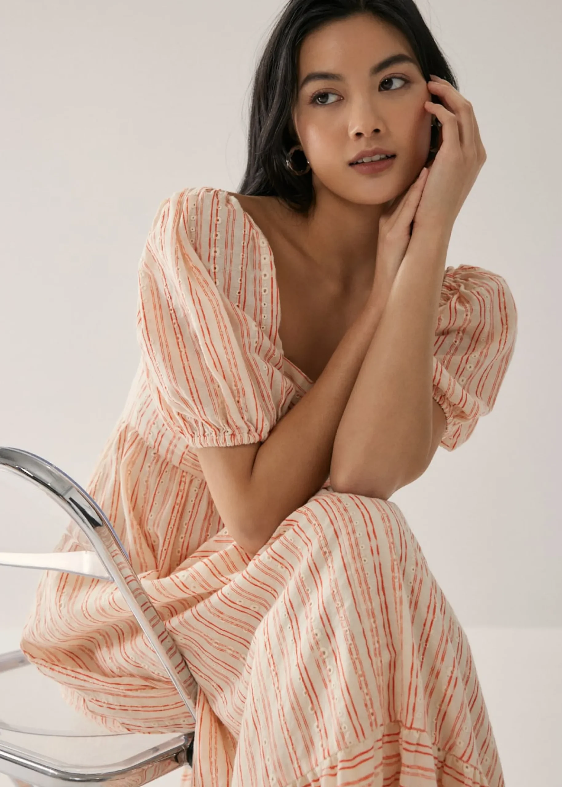 Owen Broderie Panel Dress