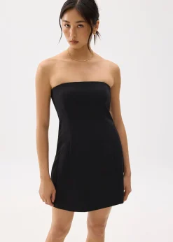 Padded A-line Tube Mini Dress
