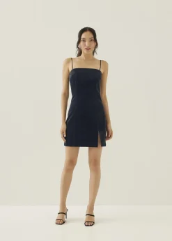 Patrisha Low Back A-line Mini Dress