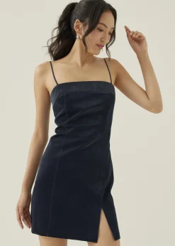 Patrisha Low Back A-line Mini Dress