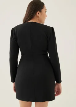 Paulette Padded A-line Mini Dress