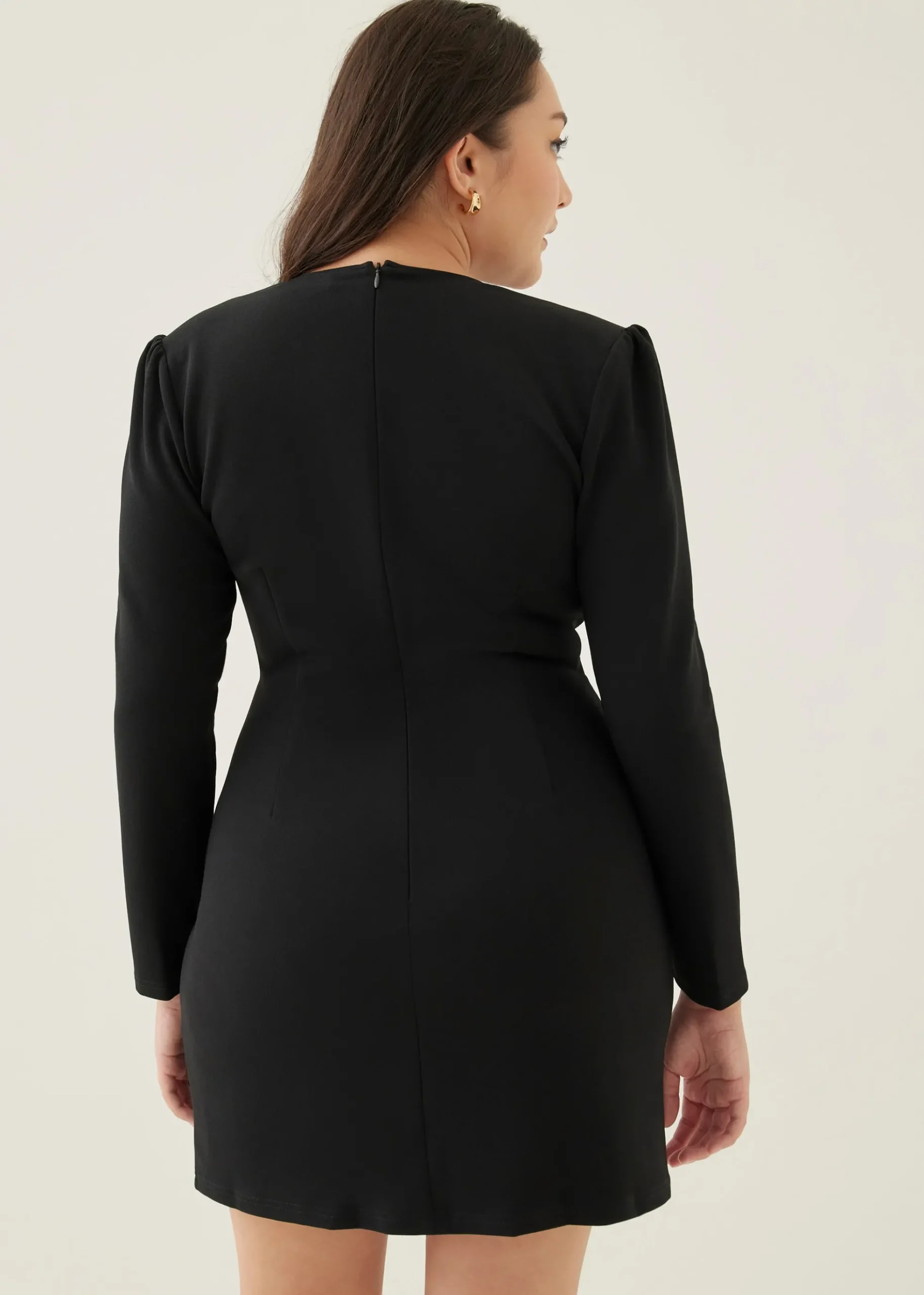 Paulette Padded A-line Mini Dress