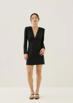 Paulette Padded A-line Mini Dress