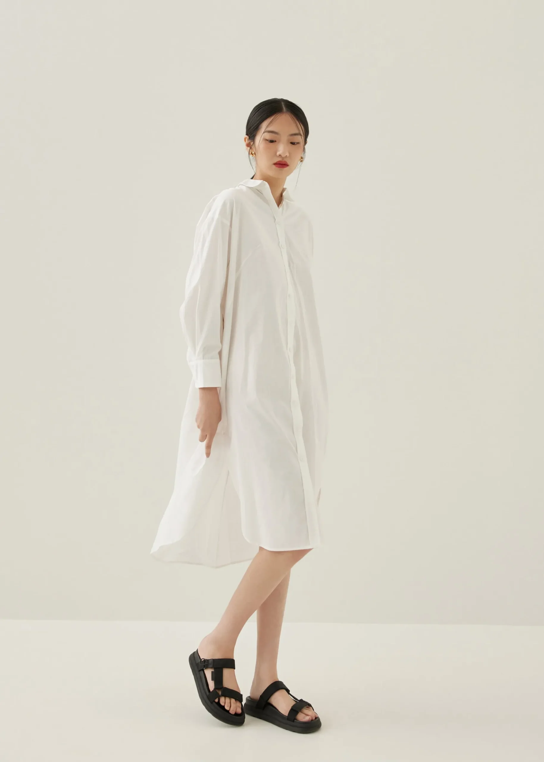 Penny Cotton Shirt Dress