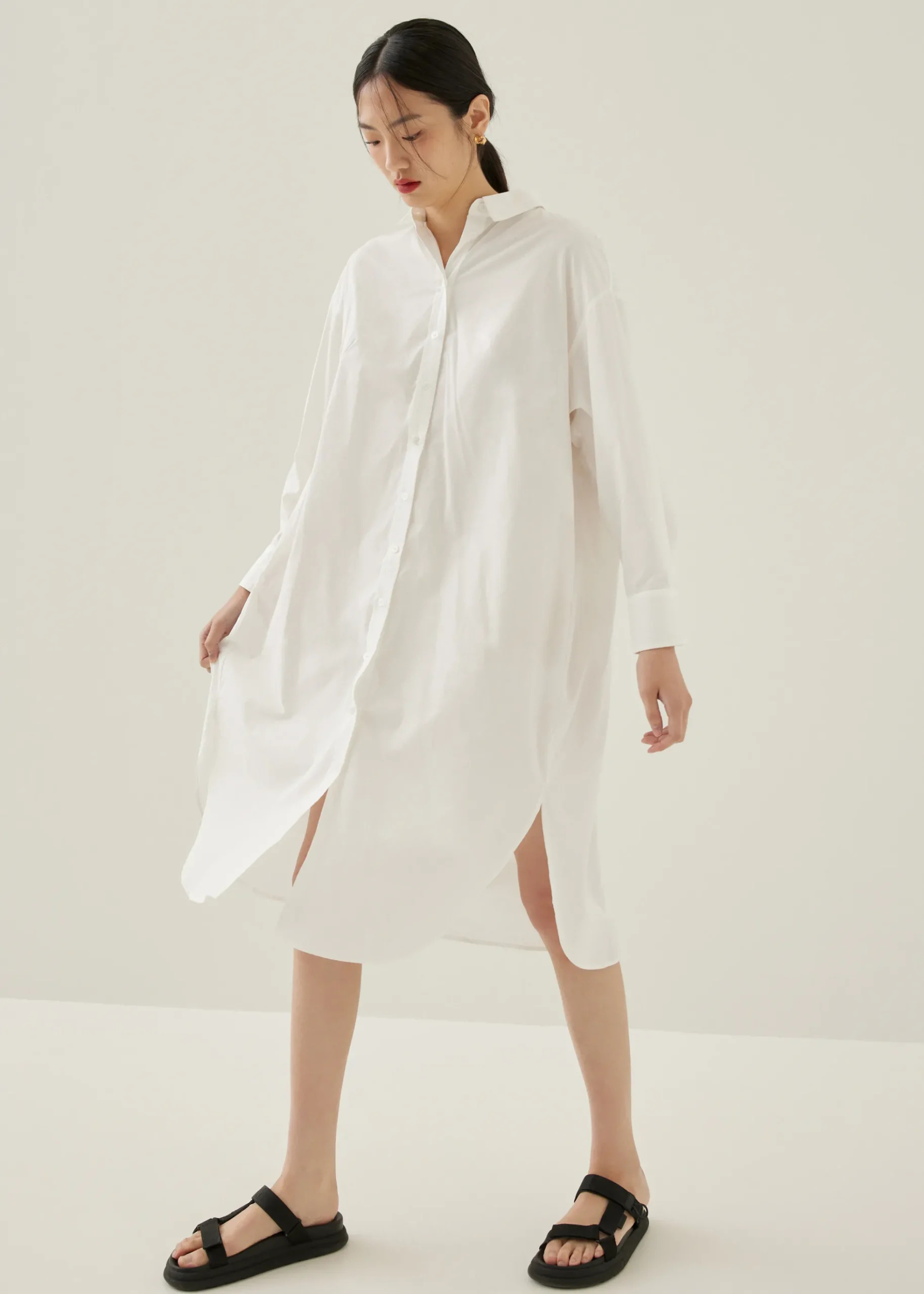 Penny Cotton Shirt Dress