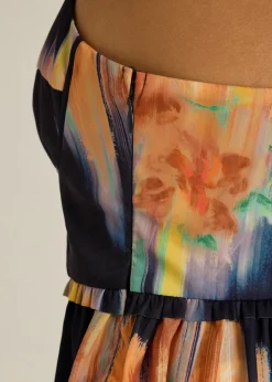 Peplum Camisole in Summer Haze
