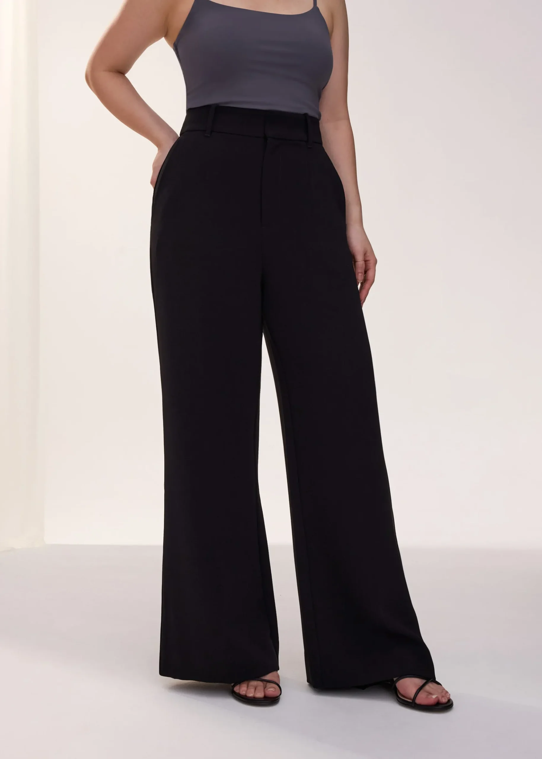 PETITE Leggy™ Yuna Super High Waist Tailored Pants