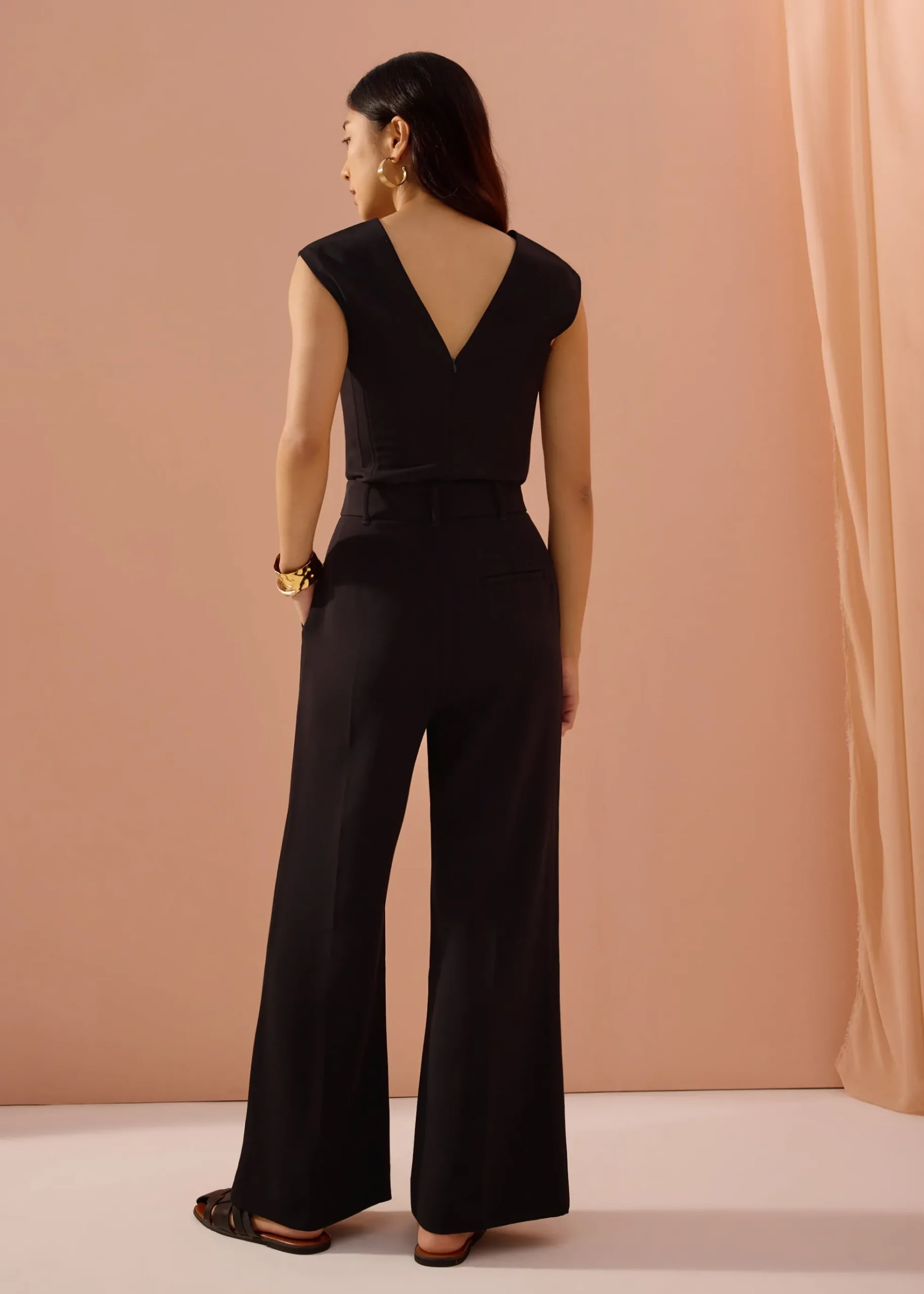 PETITE Leggy™ Yuna Super High Waist Tailored Pants