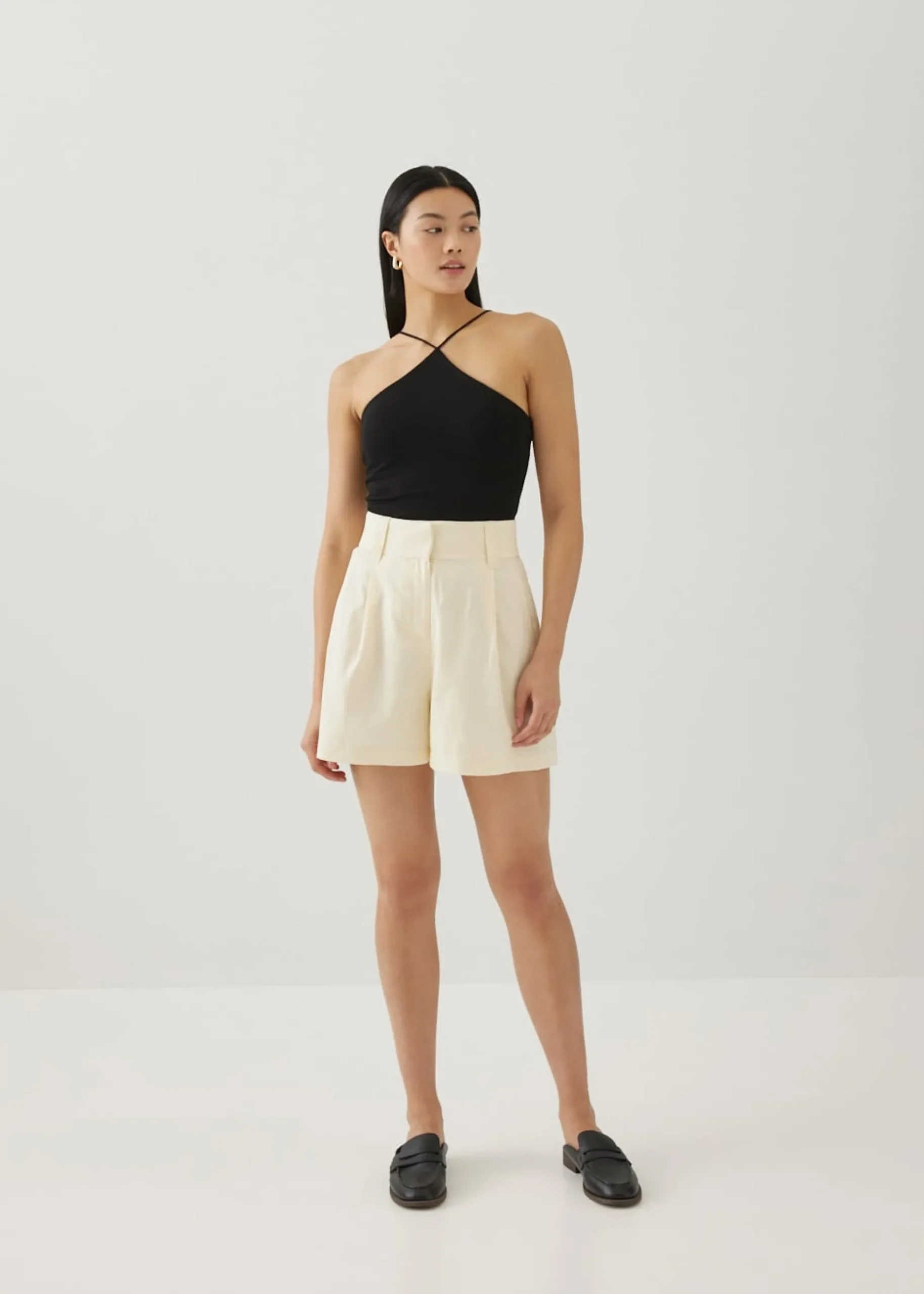 Petra Padded Jersey Halter Top