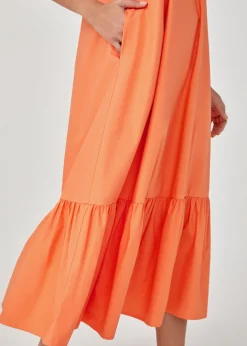 Philippa Cotton Ruffle Maxi Dress