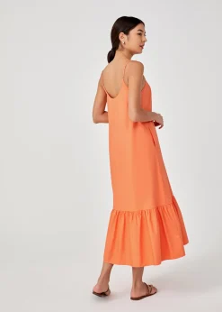 Philippa Cotton Ruffle Maxi Dress