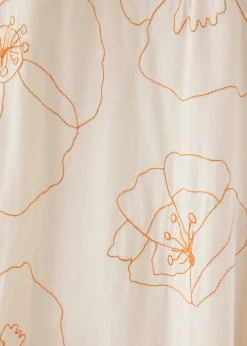 Philippa Embroidered Ruffle Maxi Dress in Rekindled Blooms