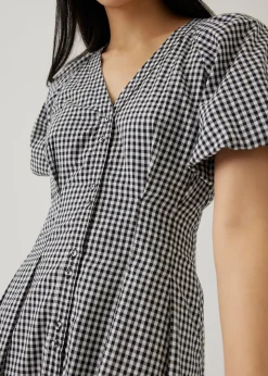 Pippa Gingham Button Down Dress