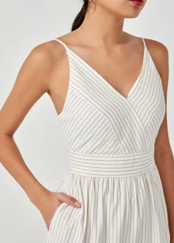Pixie Padded Tiered Maxi Dress