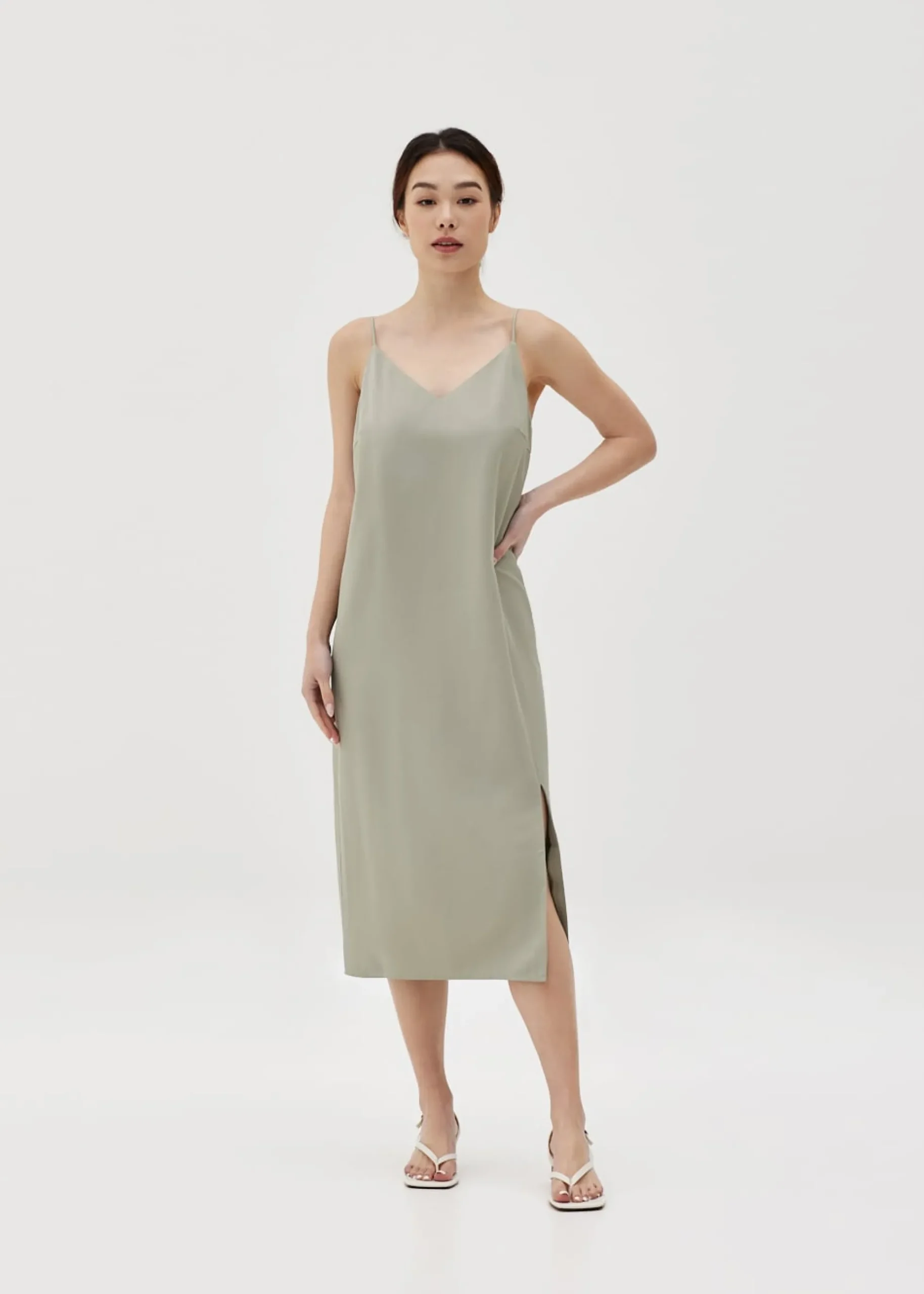 Polina Column Slip Dress