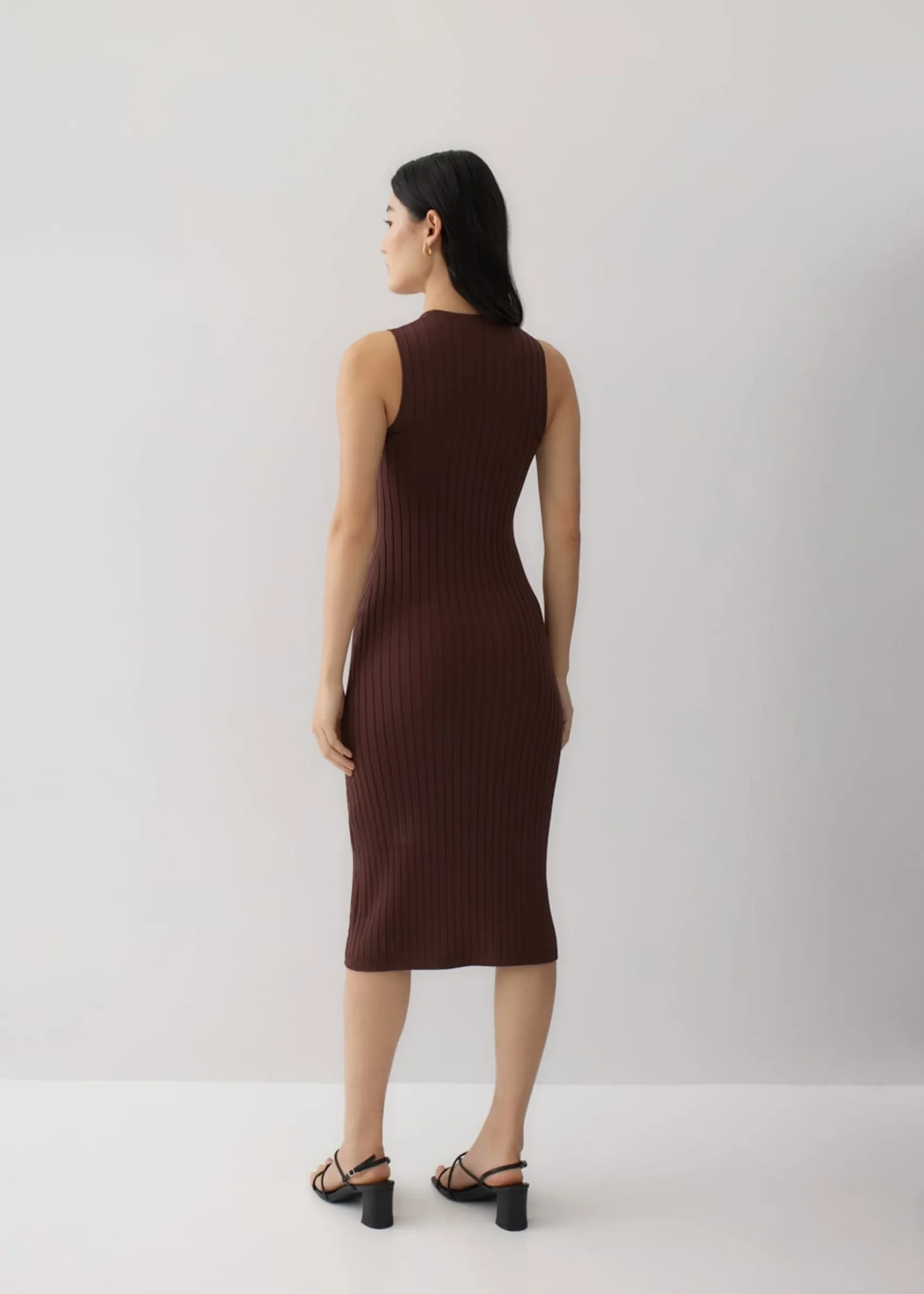 Prima Column Midi Knit Dress